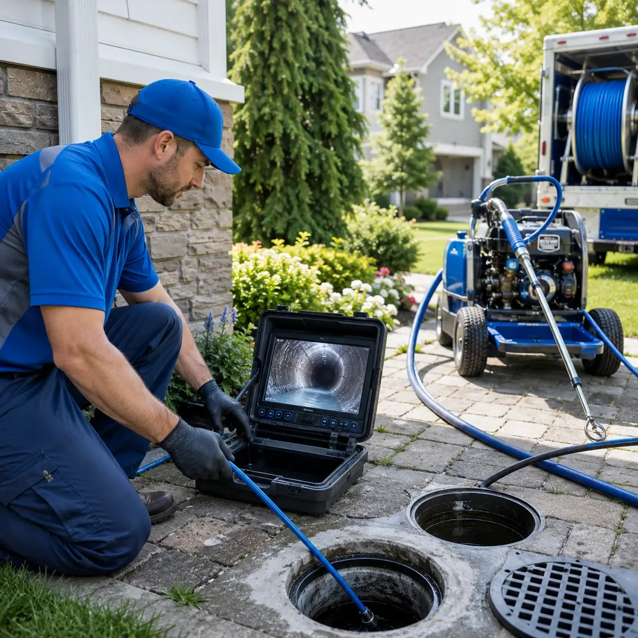 Outdoor drain cleaning professionals serving Tennessee, IL